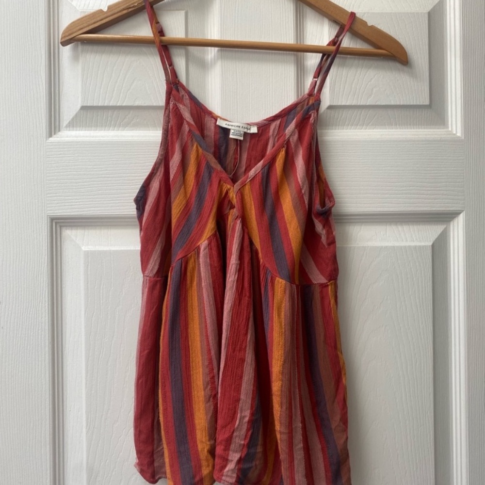 American Eagle Outfitters Colorful Striped Camisole
